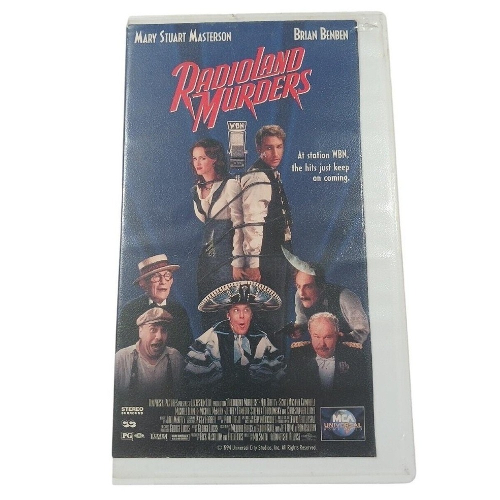 Radioland Murders VHS 1994 Clamshell Case VTG‎ Comedy Mystery Former Rental
